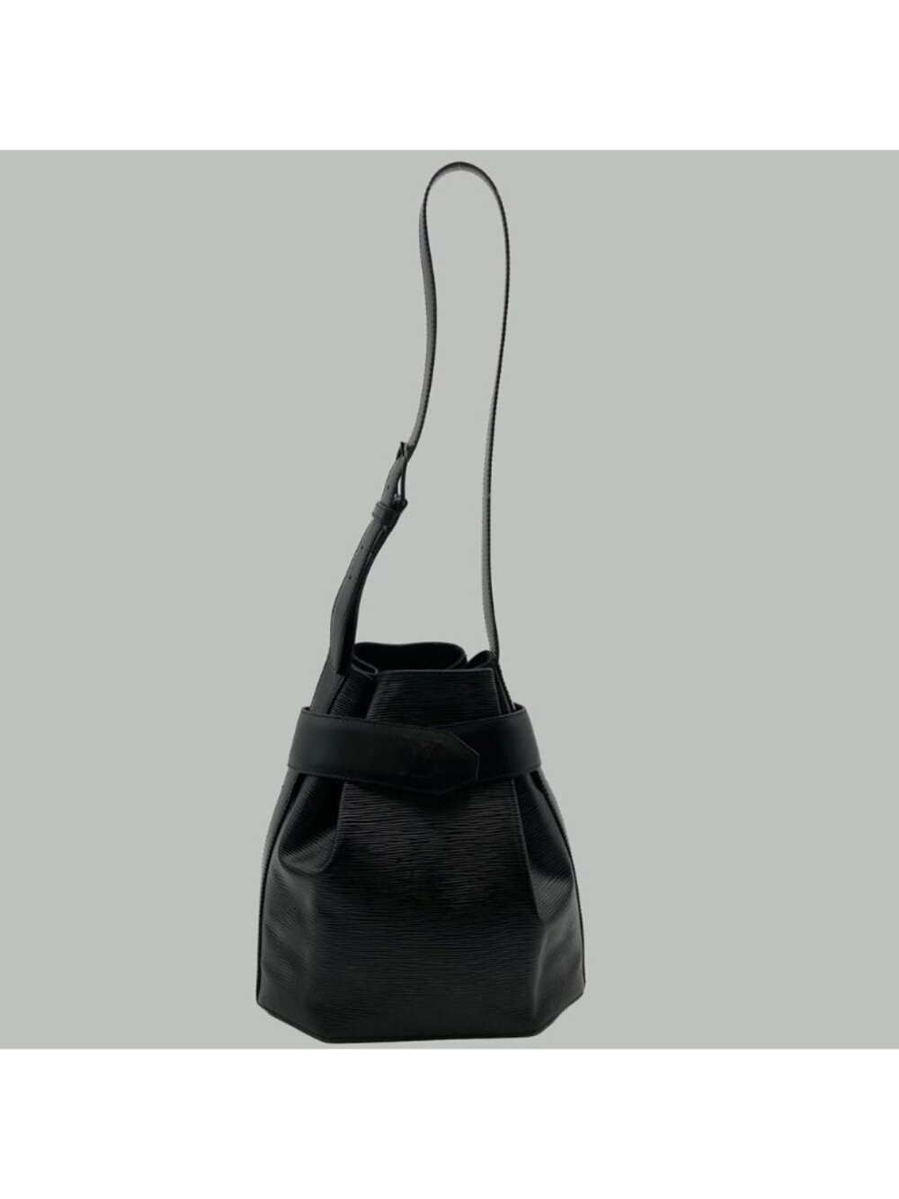 Louis Vuitton Epi Sac D'epaule PM Shoulder Bag Leather Black Vintage